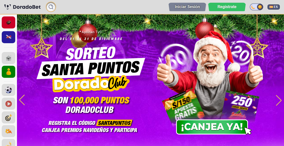DoradoBet Casino Desktop screenshot